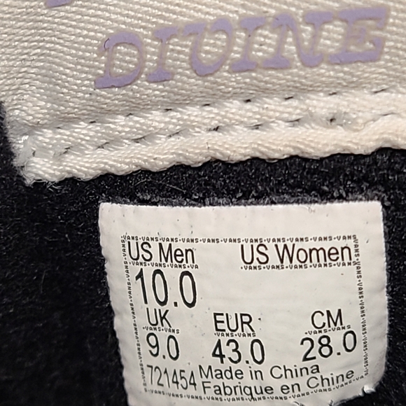 Vans SK8 Hi Divine Energy skateboard shoes size 10 - Picture 14 of 15